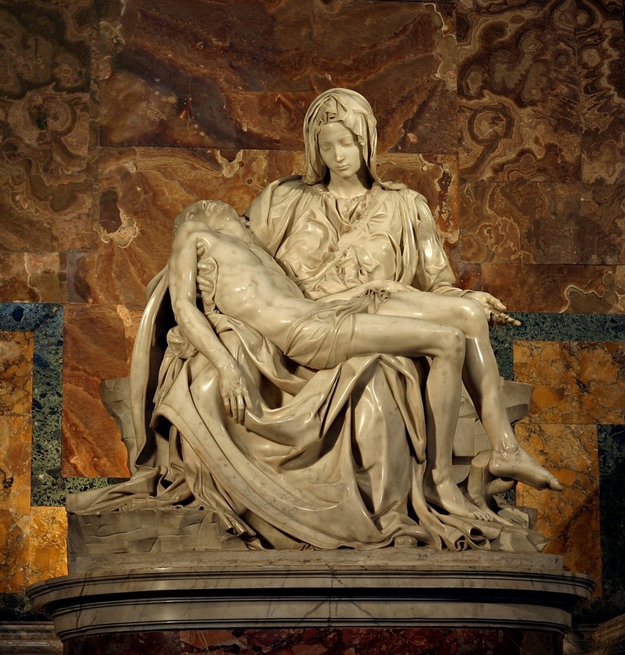 Michelangelo's Pieta 5450 cropncleaned edit